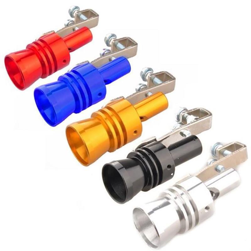 1Pc Universal Sound Simulator Car Turbo Whistle Muffler Exhaust Noise Whistle