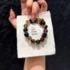 New Arrival: Jinba Natural Tiger Eye & Yellow Topaz Bracelet for Women - Attract Wealth, Stay Fashionable!