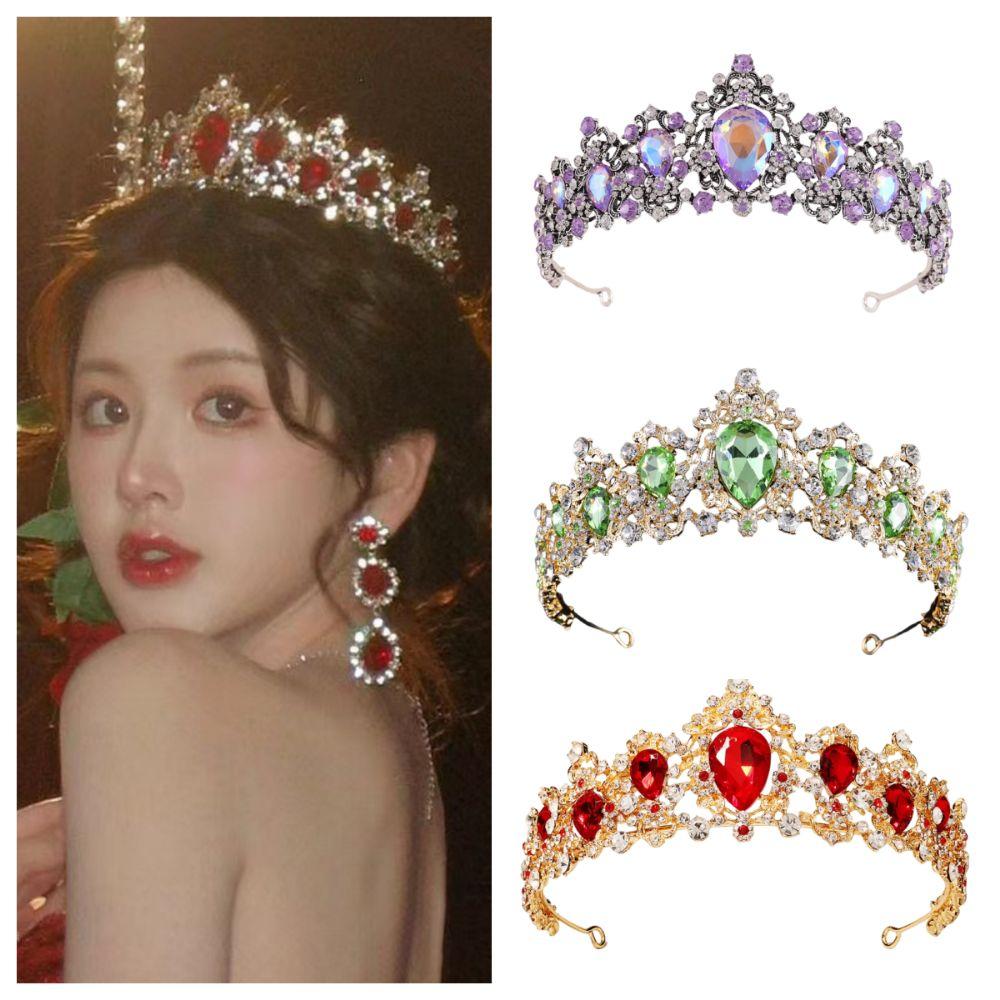 Crystal Bridal Crown Baroque Wedding Tiaras Dress Accessories Diadem Headwear Bridal Event