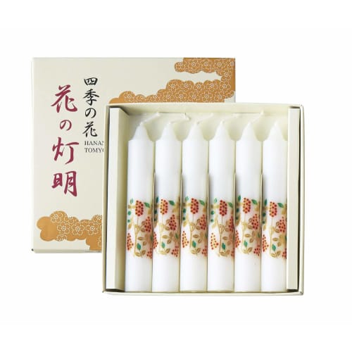 Marues Flower Lantern, 5-inch, Nandina, Pack of 6