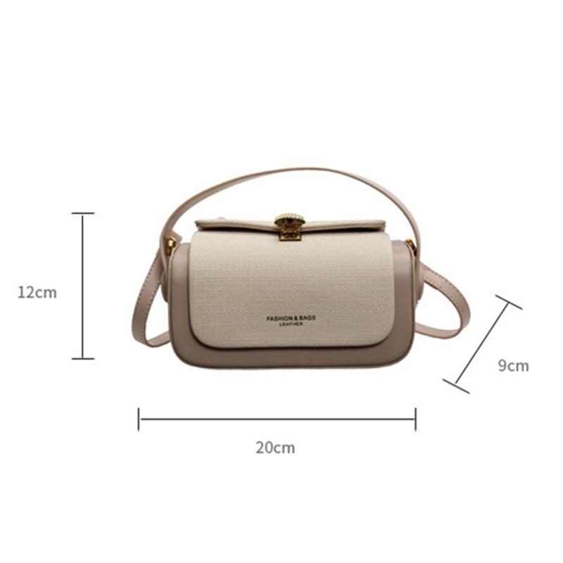 Stylish Vintage Mini Crossbody Bag with a Kiss Lock Featuring a Detachable Top Handle And a Square Design Perfect for Women AVE