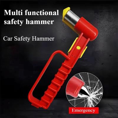 2pcs Escape Hammers Car Safety Hammer Portable Safety Hammer Escape Window Breaker Multi Functional Fire Emergency Safety Hammer