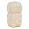 Beige Cement Decoration Figurine 5.5 X 5.5 X 10 Cm