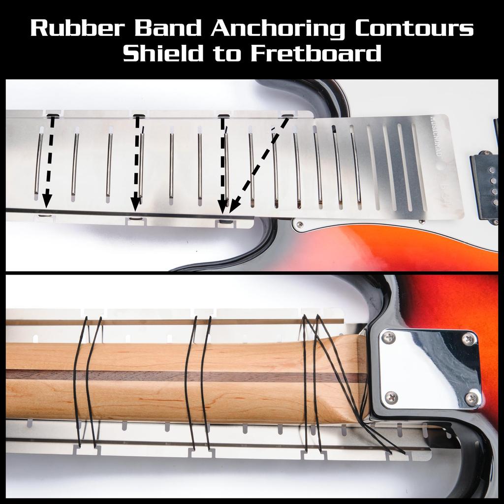MUSIC NOMAD Fret Cleaning Fret Shield Fret Guard 34 Inch Bass Fret Scale MN805 []
