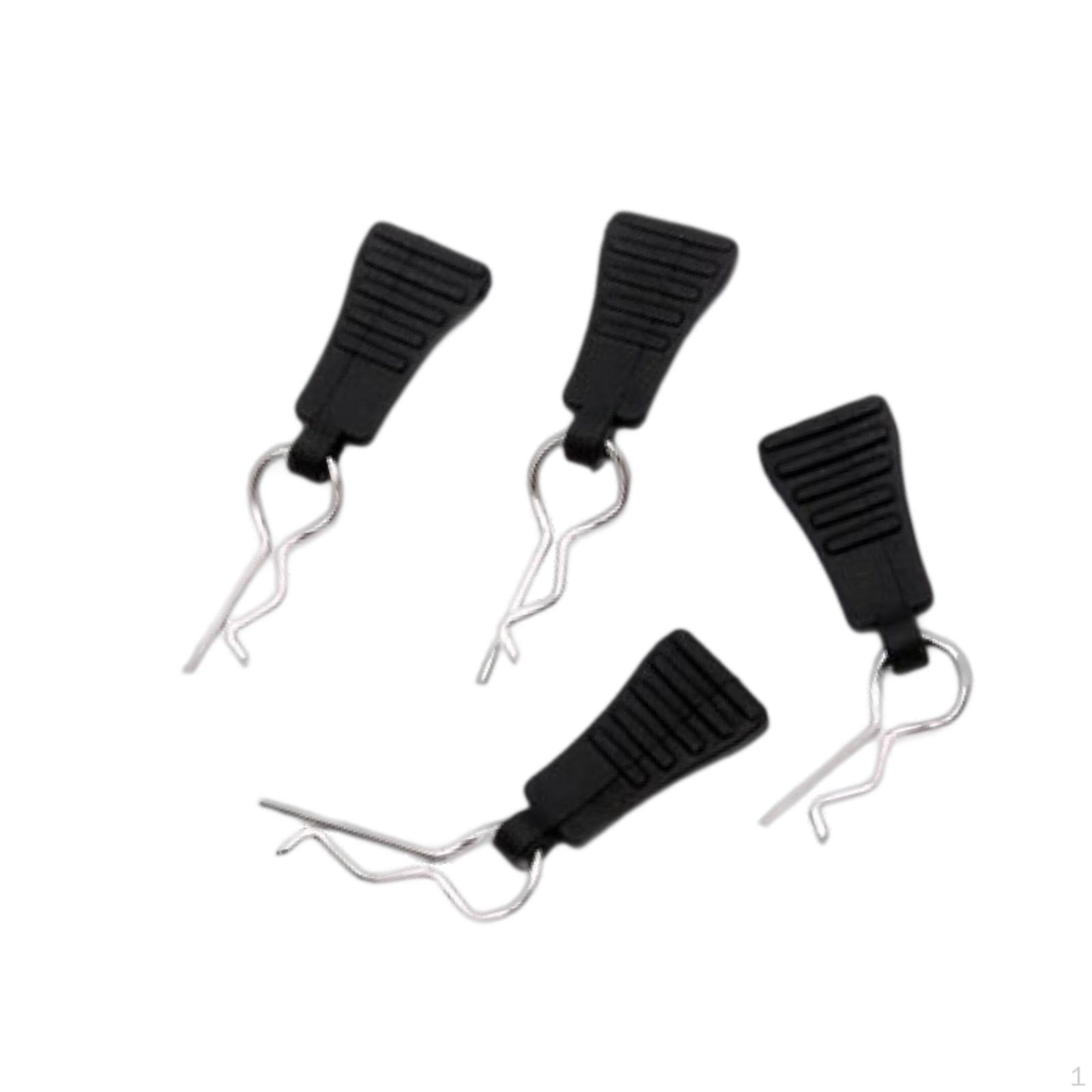 

4x 1/16 RC Body Clips Pins R Assembly Universal DIY Modified Lightweight Accessories Update