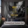 Custom Name Text Tapestry,Nirvana Decorative Wall Hanging, Background Tapestry For Home Bedroom