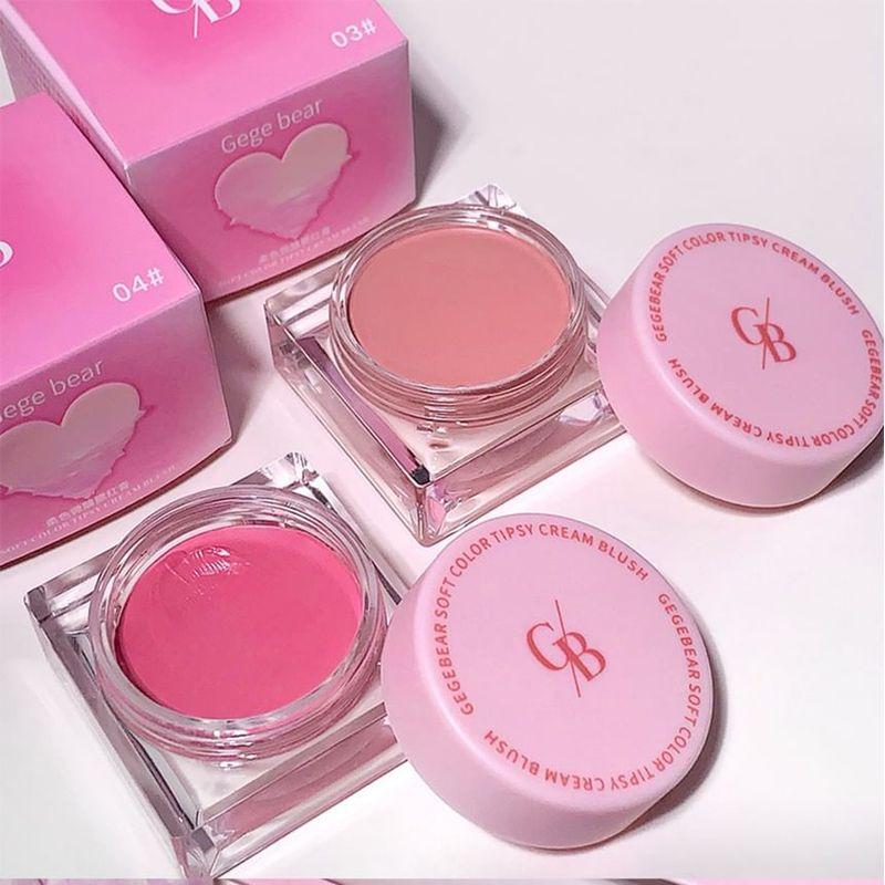 Gege Bear - Weiche Farbe Tipsy Cream Rouge für die Wangen - 1-4