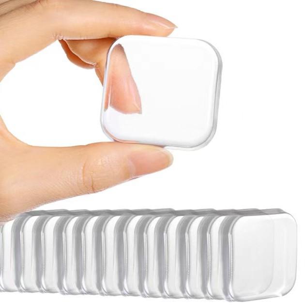 Förtjockad Transparent Silikon Anti-Kollision Dörrhandtagsskydd