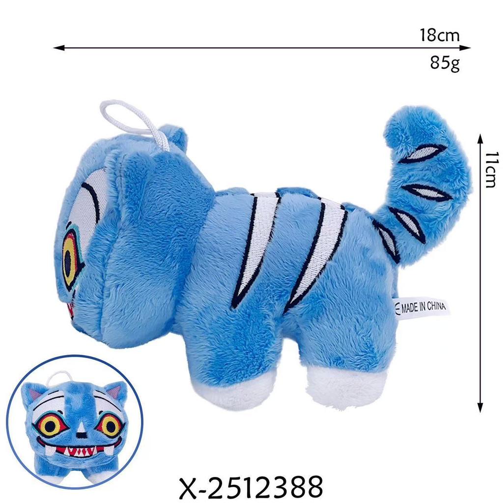 Kpop Demon Plush Tiger Movie Hunters Cosplay Props Black Hat Magpie with 3 Eyes Bird Accessory Halloween Christmas Gifts 2025