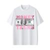Geld spricht Die Macht des US-Dollars Lustiges Meme T-Shirt Herren Damen 2026 Mode Vintage T-Shirt Männlich Lässig reine Baumwolle T-Shirts