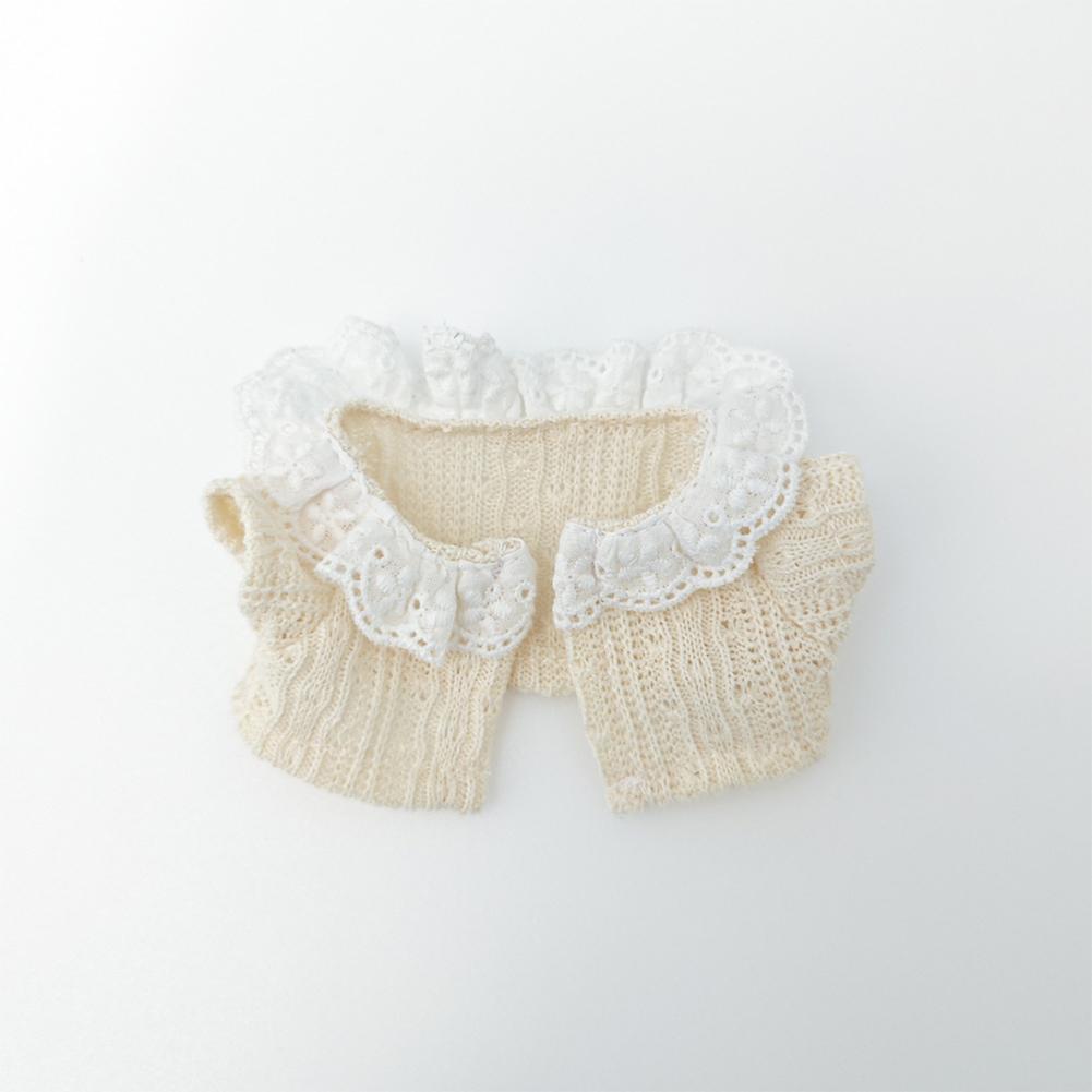 For 17cm/38cm Labubu Doll Clothes Fashion Puprple Dress Doll Clothes Color Match Dress Hat Accessories Cute Decoration Little Clothes