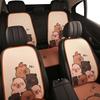 Cute Capybara Cartoon Hydrochoerus Universal Car Seat Cover Breathable Comfortable Cushion for Vehicle Seat Protection