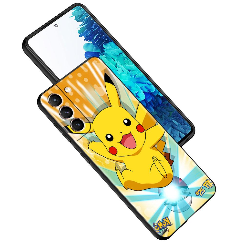Silicone Case For Samsung Galaxy S20 FE S21 Plus S22 Ultra S10 S10e S24 S23 5G TPU Soft Phone Cover Pokemon Monster Capa