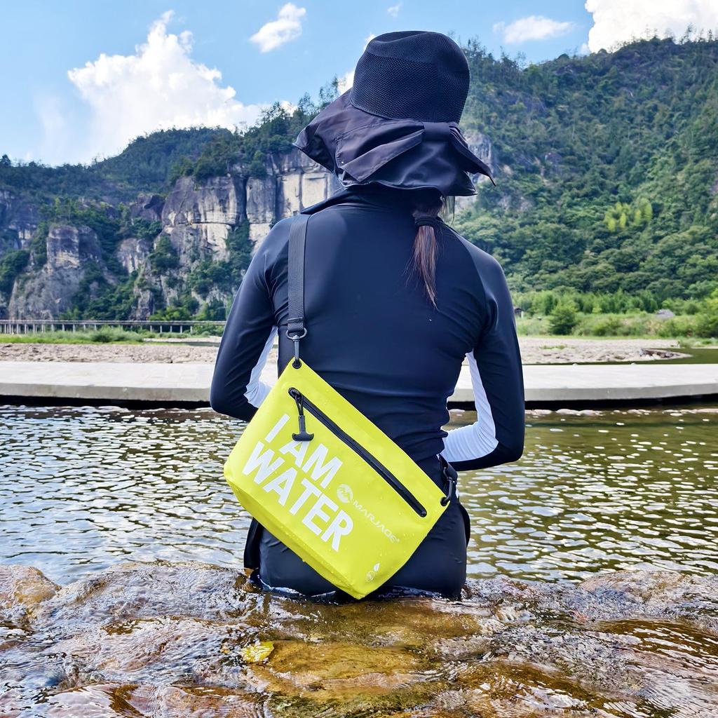 Borsa Monospalla Impermeabile IPX7 – Borsa da Viaggio e per Rafting Versatile per Articoli da Toeletta