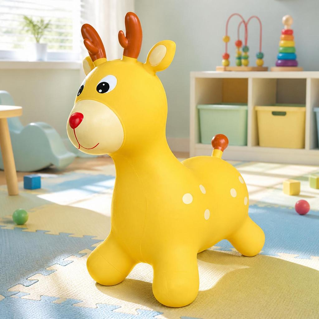 Hopping Deer Stable Toy for Young Children