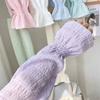 Anti-UV Arm Sleeve Lace Mesh Fingerless Gloves Summer Outdoor Sun Protection Sleeves  Driving