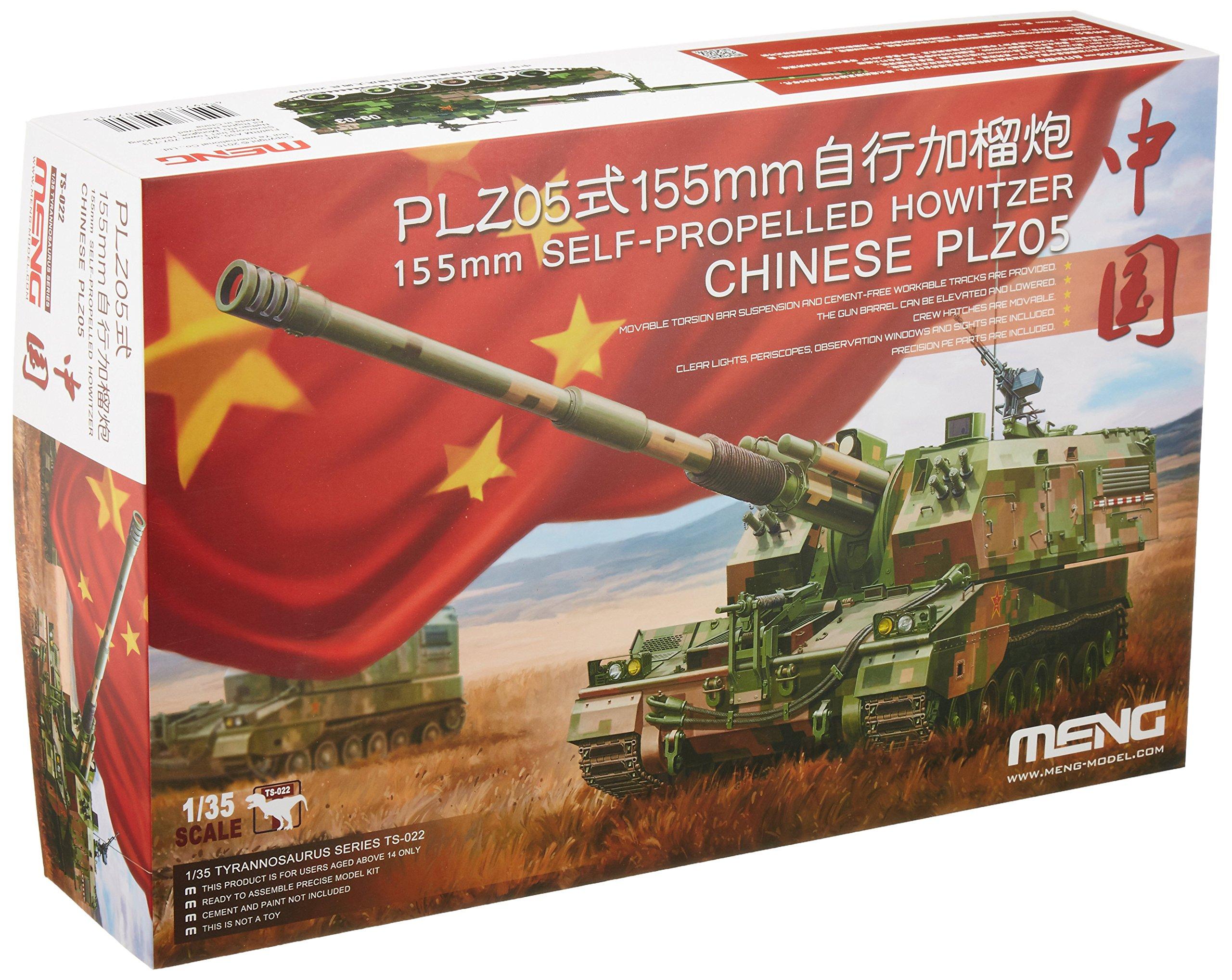 

Meng Model Chinese PLZ05 155mm Howitzer Plastic Model 1/35 Self-Propelled MENTS-022
