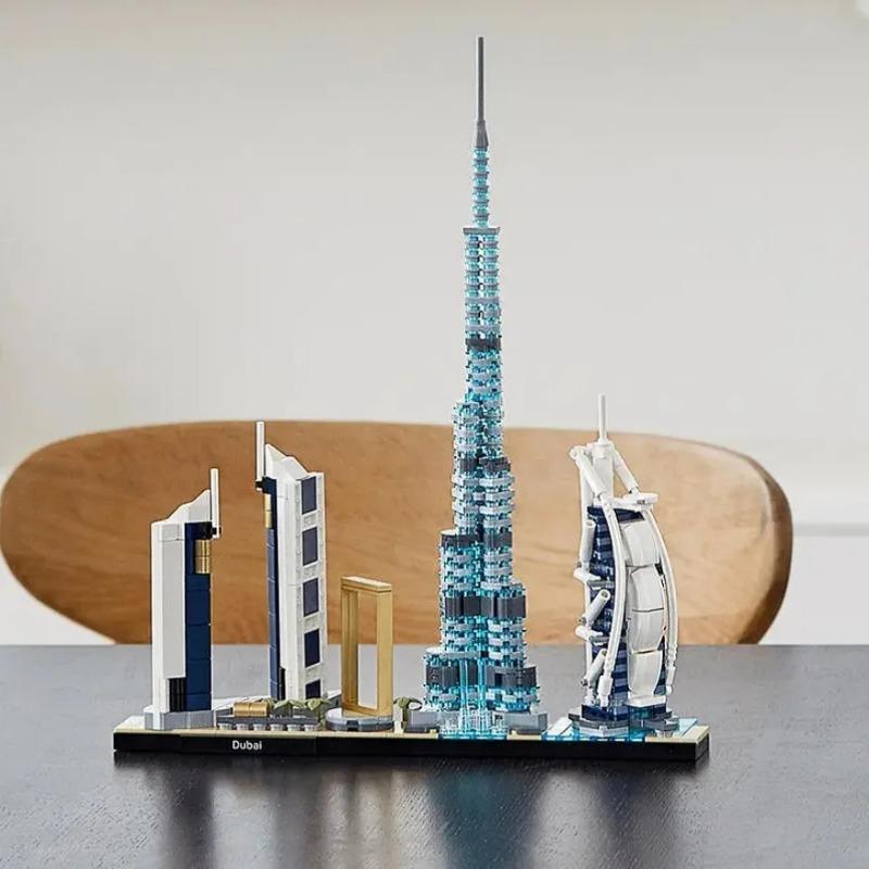 New York Londýn Paříž Dubaj Landmark Panorama města Stavebnice 21052 21044  21028  21034 21032 21027 Stavebnice
