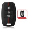 Silicone Car Remote Key Case Cover For KIA Rio Rio5 Sportage Ceed Cerato K3 KX3 K4 K5 Sorento Optima Picanto Grand 3 Buttons