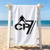 Étoile du Football C-Cr7 Serviette de Bain Serviette de Séchage Applicable Pour Natation Légère Camping Yoga Plage Extérieur