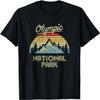 Vintage Retro Olympic National Park Mountain T Shirt T-Shirt