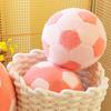 Colorful Soccer Plush Toy for Kids Soft Stuffed Animal Pillow for Boys Cuddle Buddy Gift for Birthday Christmas