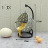 Dollhouse Miniature Hammock Chair Sand Table Accessory Craft Model for DIY Projects