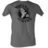 Rocky Who's A Bum? Black Heather T-Shirt