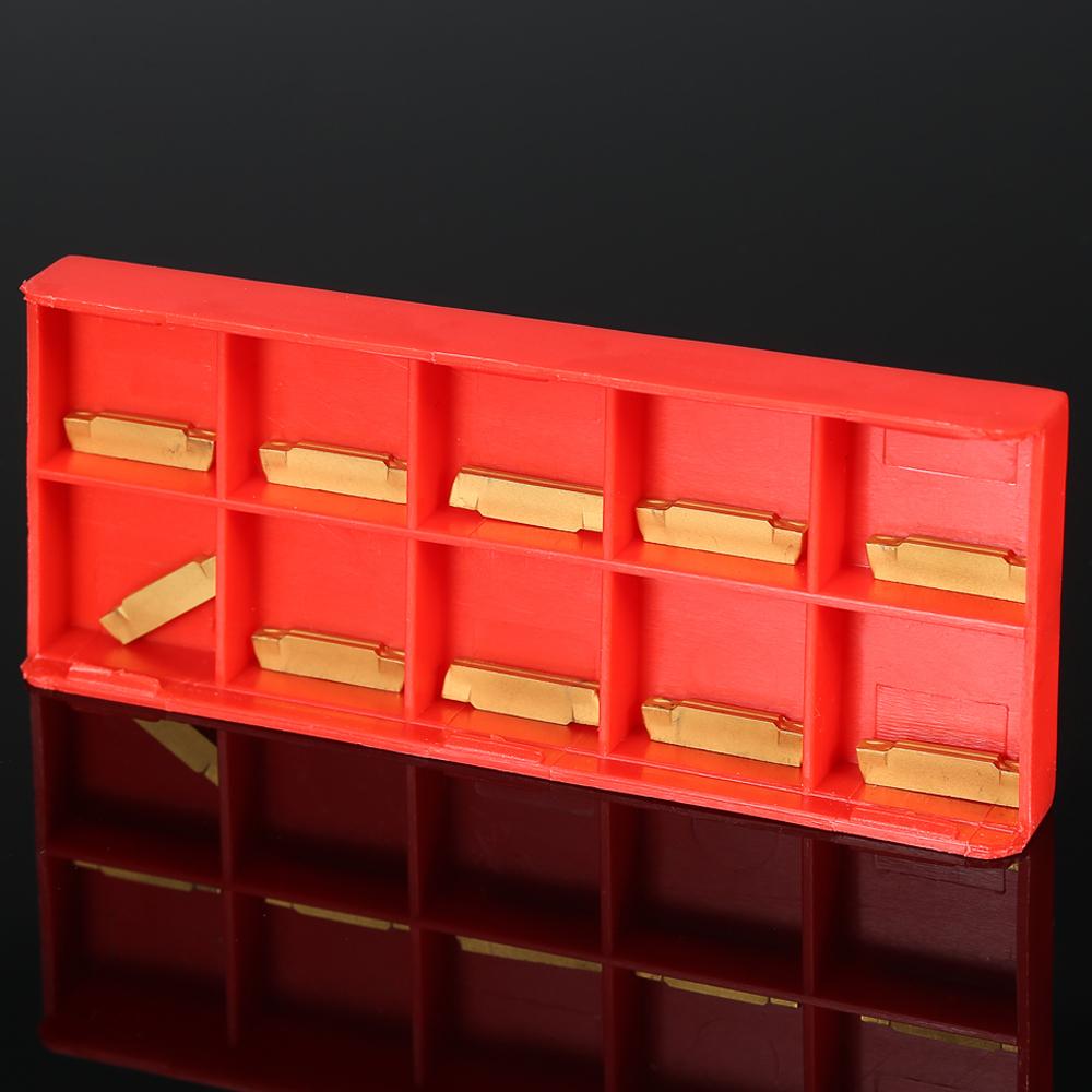 10pcs box MGMN200 G 2mm Width Carbide Inserts for MGEHR MGIVR Lathe Grooving Cut Off Tool