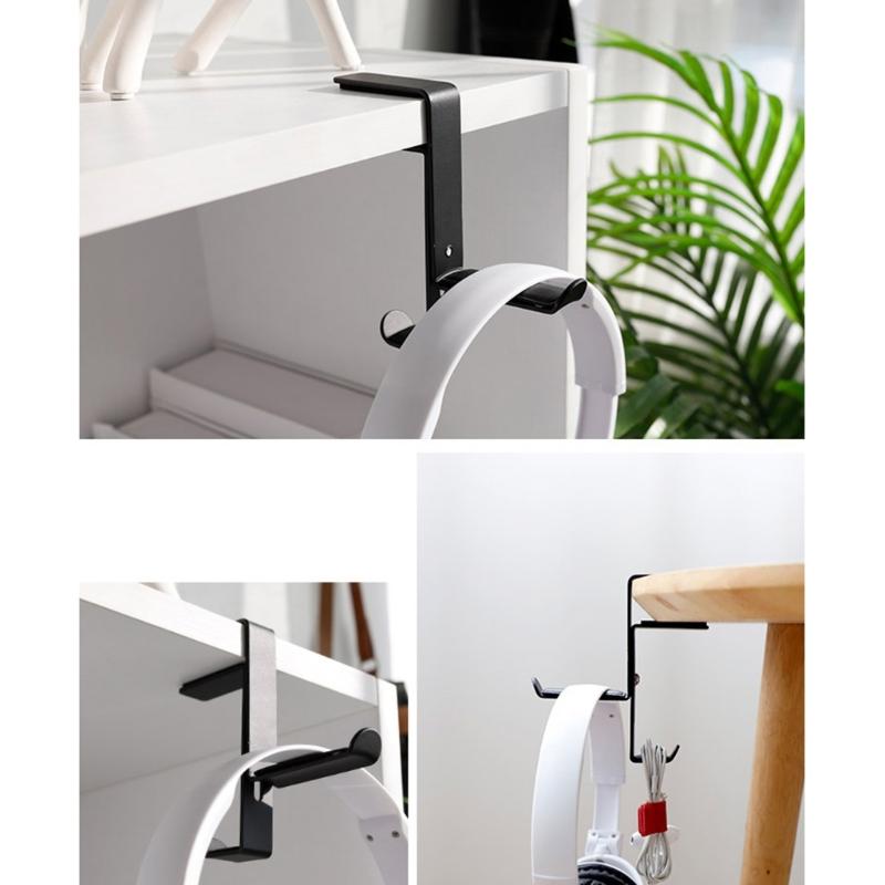 Non-Slip Gaming Headset Hanger Universal Headphone Stand & Hanger Gaming Headset Holder Mount Hook Easy To Attach & Use