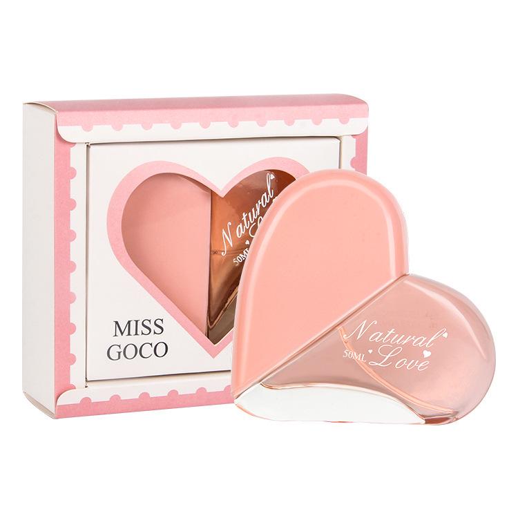 First Love Paris Heart Women's Long-Lasting Light Fragrance Perfume Set