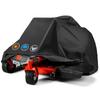 For ZERO Turn Tractor Lawn Mower Cover Heavy Duty Oxford 210L 117W 140H CM Waterproof UV Resistant Elastic Hem
