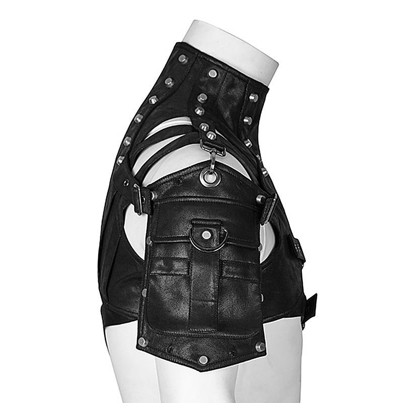 Steampunk Leather Armor Women'S Shoulder Bag Men'S Stage Performance Accessories New Choice
