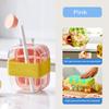 Silicone Ice Cube Mold With Lids Large-capacity Ice Trays Food Grade Ice Maker BPA Free Reusable Water cup Kitchen Gadgets