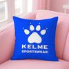 Luxury Fashion Brand Logo K-Kelme Cushion Cover Pillowcase Short Plush Invisible Zipper Room Sofa Cushion Cover