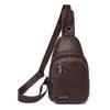 Nuova Borsa Petto da Donna alla Moda con Texture Borsa a Tracolla in Morbida Pelle Zaino Business Casual Borsa per Cellulare