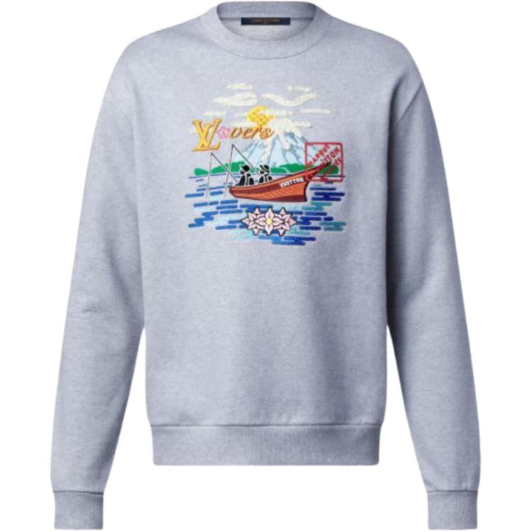 LOUIS VUITTON Embroidered Sweatshirt 1AIMM5 M0