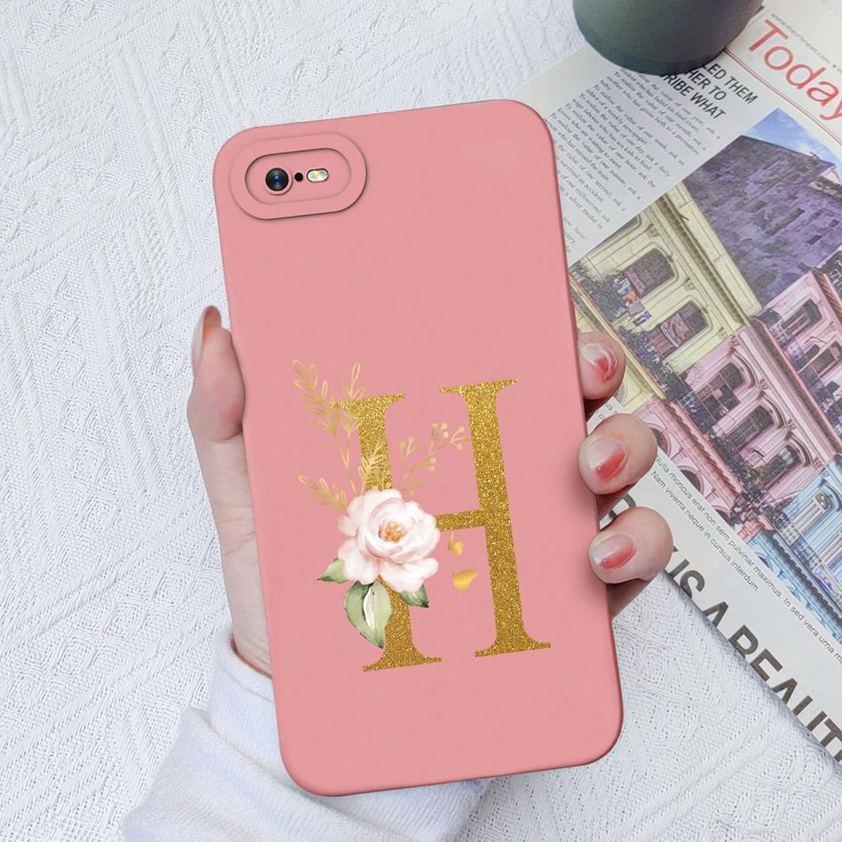 Für OPPO Realme C11 C12 C15 C33 C17 C35 C20 C30 Fall Luxus Schutzhülle Platz Flüssiges Silikon Weiche TPU Blume buchstaben Für Realme Funda Coque Stoßstange
