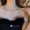 Elegant Irregular Pearl Necklace - Versatile Clavicle Chain for Women, High-End European and American Fashion Jewelry