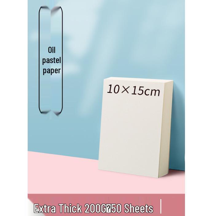 Thickened Square Oil Pastel Paper: Children's Doodle & Drawing Set