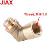 90 Degree Oxygen Sensor Adapter M18x1 5 Thread Brass Elbow Auto Accessory