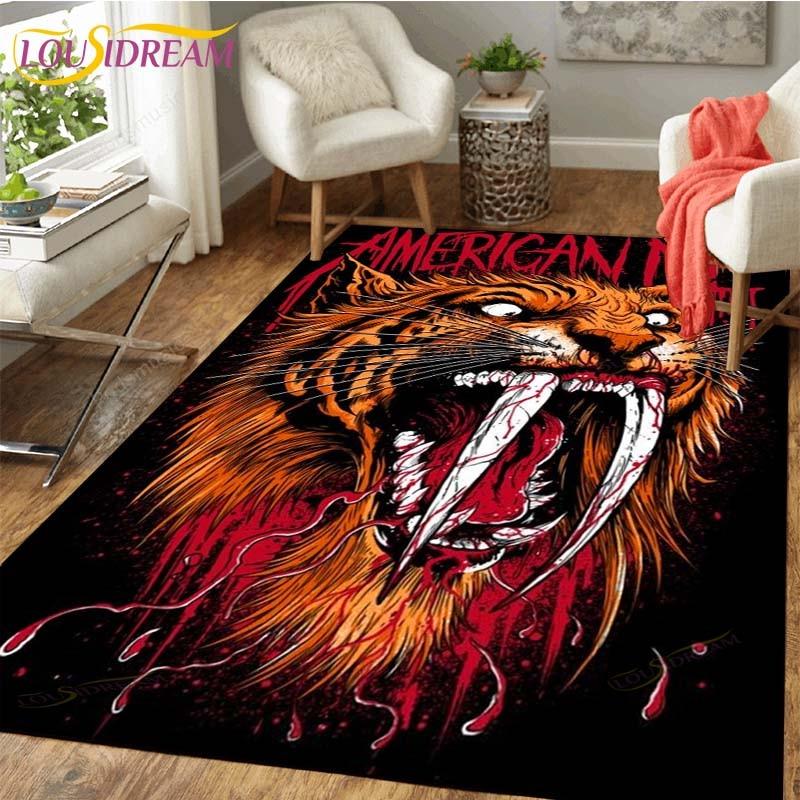 Tiger Carpet Floor Non Slip Rug Room Mat Square Quality Removable Kitchen Bath Floor Waterproof Rug Mat