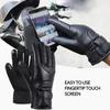 NEW Winter Electric Warming Gloves Thermal Heated Gloves Soft Hand Warmers Leather Heating Gloves for Fishing Motorcycle Riding