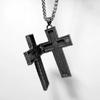 With Secret Compartment Cross Pendant Necklace Openable Charm Jewelry Chain Pendant Necklace