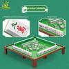 MOC Mahjong Tischmodell Mini-Bausteine Mah-Jong Micro Bricks Set Brettspiel Stadtbauspielzeug für Kinder