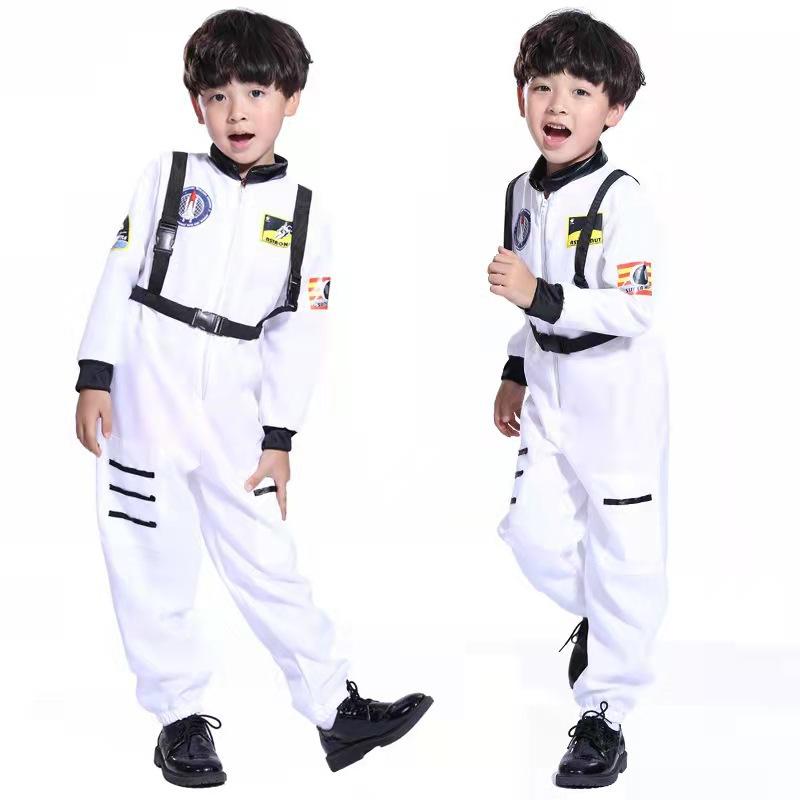 Astronaut Spacesuit Adult Children Astronaut Performance Costume Stage Performance Parent-Child Performance Costume Astronaut Costume
