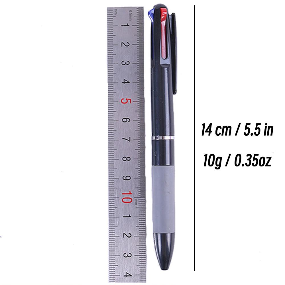 3-in-1 Rot/Schwarz/Blau Tinte Farbe 0,7 mm Schüler Kugelschreiber Kugelschreiber Schreibwaren Feine Schulbedarf Stifte Büro