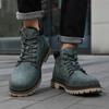 Heißer Verkauf Herrenstiefel Handgefertigt Echtes Leder Knöchelhohe Stiefel Winter Leder Schuhe für Herren Outdoor Hohe Wanderstiefel Sneaker