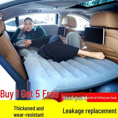 Colchão Inflável para Carro: Cama de Viagem para Banco Traseiro de Sedan e Almofada para Banco Traseiro