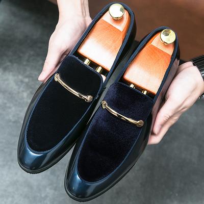 Nové módní špičaté semišové kožené patchwork šaty řidičské boty pro pánské designové svatební mokasíny Sapatos Tenis Masculino